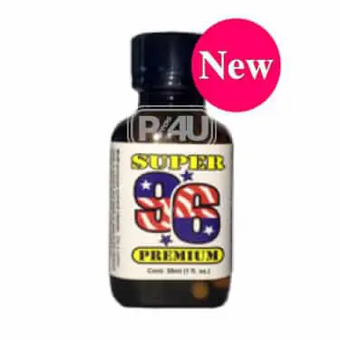 Super 96 Premium Poppers Cleaning Solvent Large 30ml US Made